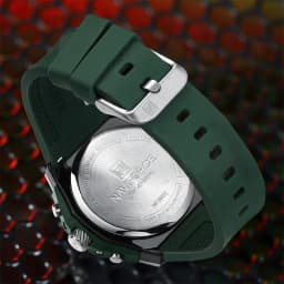 Thumbnail Naviforce Chronograph Đồng hồ đeo tay Thương hiệu hàng đầu Thể thao sang trọng Đồng hồ nam quân đội Ngày tự động thạch anh Chống nước Đồng hồ nam nguyên bản 4