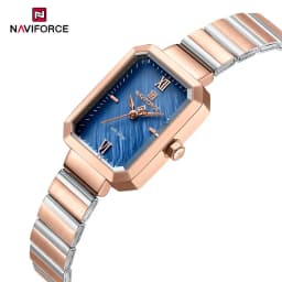 Thumbnail Naviforce NF5050 Đồng hồ nguyên bản dành cho nữ Kinh điển Chống thấm nước sang trọng Móc khóa dây thép Đồng hồ đeo tay thể thao nữ 1