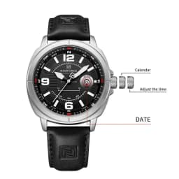 Thumbnail NAVIFORCE NF8078 Chất Lượng Cao PU Ban Nhạc Lịch Đồng Hồ Đeo Tay Nam Thương Hiệu Đồng Hồ Thạch Anh Tự Động Hiển Thị Ngày Đồng Hồ Chống Thấm Nước 4