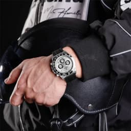Thumbnail Naviforce Đồng hồ nguyên bản dành cho nam Dây silicon thể thao thông thường Chronograph Đồng hồ đeo tay dạ quang 3