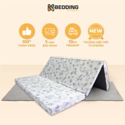 Thumbnail Nệm Bông Ép Gấp 3 K-Bedding By Everon MTP lớp vải tencel thoáng mát, nệm cứng cao 9cm, bảo hành 5 năm, màu ngẫu nhiên 1