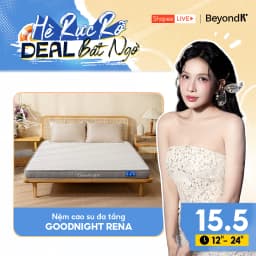 Thumbnail Nệm Cao Su Non Vua Nệm Goodnight Rena 10cm, Đệm Cao Su Non Hybrid 1