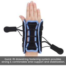 Thumbnail Nẹp cổ tay quấn nhanh VELPEAU để giảm đường hầm cổ tay, cố định hỗ trợ giấc ngủ ban đêm có nẹp đệm & kim loại cho viêm khớp, bong gân 3
