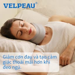 Thumbnail Nẹp cổ VELPEAU mềm mại hỗ trợ giảm đau và giảm áp lực cột sống cho nam và nữ 4