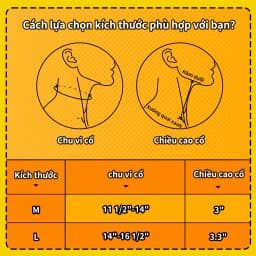 Thumbnail Nẹp cổ VELPEAU mềm mại hỗ trợ giảm đau cổ cho nam và nữ, B.Duck Foam hỗ trợ cổ khi ngủ, cổ bị chấn thương hoặc sau chấn thương, giảm đau cột sống cổ 4