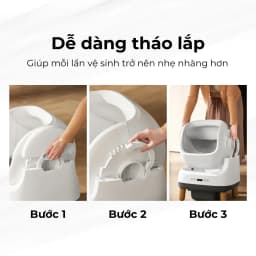 Thumbnail [New 2025] Máy Dọn Vệ Sinh Cho Mèo HELIPET OPEN-TOP 2025 Bản Quốc Tế Kết Nối Wifi 3