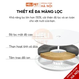 Thumbnail [NEW 2025] Máy Lọc Nước Cho Chó Mèo PETKIT SOLO SE Công Nghệ Bơm Không Dây An Toàn Điện Dễ Vệ Sinh 4