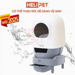 Thumbnail [NEW 2025] Máy Vệ Sinh, Dọn Phân Mèo Tự Động PETREE x HeLiPet, Kết Nối Wifi, Dùng App, Bản Quốc Tế 4