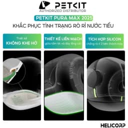 Thumbnail [NEW 2025] Nhà Vệ Sinh Cho Mèo PETKIT, Máy Vệ Sinh Tự Động Cho Mèo Pura Max  - HeLiPet Hà Nội 2
