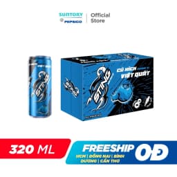 Thumbnail [New - Giá dùng thử từ 189k] Thùng 24 Lon Nước Tăng Lực Sting Việt Quất (320ml/lon) 2