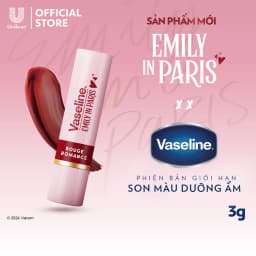 Thumbnail [New] Son màu dưỡng môi Vaseline Emily In Paris 3g (Parisian Pink / Rouge Romance/ Nude Nouveau) 4