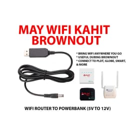 Thumbnail Nguồn Dự phòng cho Modem Wifi, Usb Power Cab,le 5v to 9v 12v 5.5mm 2.1mm Adapter -SGALAS 3