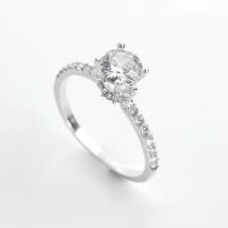 Thumbnail Nhẫn bạc nữ CDE Stone Encrusted Crown Silver Ring CDE8160SV - Nhẫn bạc Lamy 2
