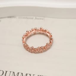 Thumbnail Nhẫn bạc nữ CDE Stone Attach Chrysanthemum Ring CDE8044RG - Nhẫn bạc nữ Lamy 2