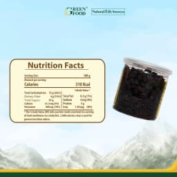 Thumbnail Nho khô đen Chile Just Snack kích cỡ Jumbo làm khô tự nhiên | Hộp 250g, Đồ ăn Vặt Healthy 2