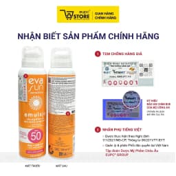 Thumbnail Nhũ Tương Chống Nắng Chịu Nước Dạng Xịt SPF50 Eva Sun 120ml Dành Cho Da Nhạy Cảm EUPC STORE 4