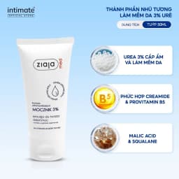 Thumbnail Nhũ Tương Làm Mềm Da 3% Urê Ziaja Med Giúp Dưỡng Ẩm, Giảm Khô, Thô Ráp Và Nứt Nẻ Da 50ml 2