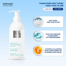Thumbnail Nhũ Tương Toàn Thân 1% Urê Ziaja Med Atopic Skin Dermatological Formula Giúp Làm Mềm Da 400ml 3