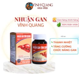 Thumbnail Nhuận Gan VĨNH QUANG - Hỗ trợ thanh nhiệt, tăng cường chức năng gan, gan nhiễm mỡ - Hộp 60 viên 1