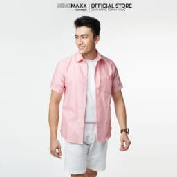 Thumbnail Ninomaxx Áo Sơ Mi Nam chất liệu cotton form Slim tay ngắn Fit 2105022 2