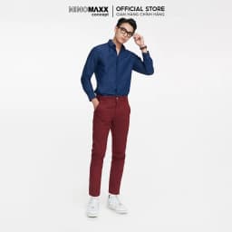 Thumbnail NINOMAXX Quần Khaki Nam dài dáng slim fit cotton 1905098 3