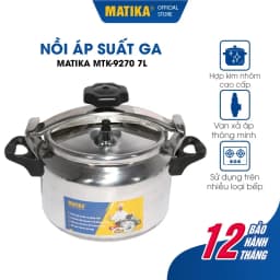 Thumbnail Nồi Áp Suất Bếp Gas MATIKA Dung Tích 7L MTK-9270 1