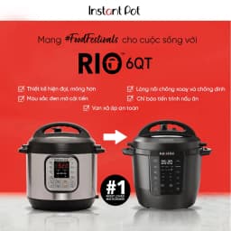 Thumbnail Nồi áp suất điện đa năng Instant Pot RIO 60 5,7L - Công suất 1000W 1