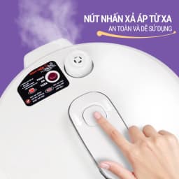 Thumbnail Nồi Áp Suất Điện Đa Năng Masuto PC05 10in1  Van Xả Tự Động Kho Hầm Nhừ Nấu Cơm Nấu Lẩu Đa Năng Có Nấu Mở Nắp 3