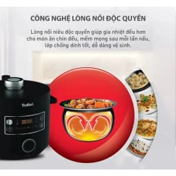 Thumbnail Nồi áp suất điện đa năng Tefal 4.8L CY754830 - 10 chương trình nấu tự động - Giữ ấm 24 giờ 1