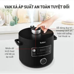 Thumbnail Nồi áp suất điện đa năng Tefal 4.8L CY754830 - 10 chương trình nấu tự động - Giữ ấm 24 giờ 2
