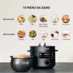 Thumbnail Nồi áp suất điện đa năng Tefal 4.8L CY754830 - 10 chương trình nấu tự động - Giữ ấm 24 giờ 4