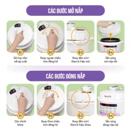 Thumbnail Nồi Áp Suất Điện Masuto 5L Phiên Bản Nâng Cấp Kho Hầm Nhừ Nấu Cơm Nấu Lẩu Đa Năng Có Nấu Mở Nắp 4