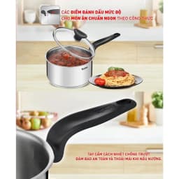 Thumbnail Nồi cán dài/quánh inox đáy từ Tefal Primary 16cm, 1.5L 4