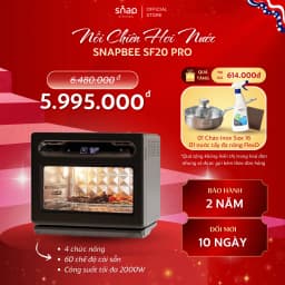 Thumbnail Nồi Chiên Hơi Nước Snapbee SF20 PRO–Dung Tích 20L–Công Nghệ Đột Phá–56 Chế Độ Nấu–Phụ Kiện Inox 316 [Snap Kitchen] 1