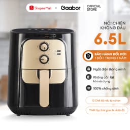Thumbnail Nồi chiên không dầu GAABOR 6.5 lít AF65M-BK01A dung tích lớn, công suất mạnh 1400W nồi chiên đa năng 2