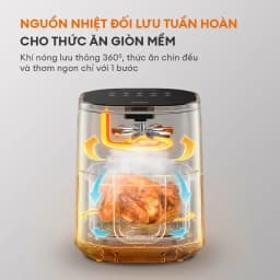 Thumbnail Nồi chiên không dầu GAABOR 6.5 lít AF65M-BK01A dung tích lớn, công suất mạnh 1400W nồi chiên đa năng 3