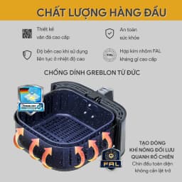 Thumbnail Nồi Chiên Không Dầu Điện Tử BlueStone AFB-5880 - 5.5 Lít -1700W 4