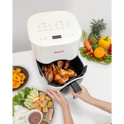 Thumbnail Nồi chiên không dầu Masuto MSQueen 6L màn hình cảm ứng, 2 tầng đốt đối lưu không cần lật trở 3