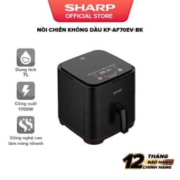 Thumbnail Nồi Chiên Không Dầu Sharp KF-AF70EV-BK Chống Dính 7L [1650W] - Bảo hành chính hãng 12 1