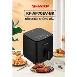 Thumbnail Nồi Chiên Không Dầu Sharp KF-AF70EV-BK Chống Dính 7L [1650W] - Bảo hành chính hãng 12 2
