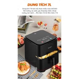 Thumbnail Nồi Chiên Không Dầu Sharp KF-AF70EV-BK Chống Dính 7L [1650W] - Bảo hành chính hãng 12 4