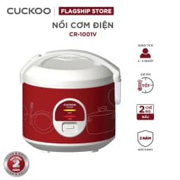 Thumbnail Nồi Cơm Điện Cuckoo 1.8 lít CR-1001V - Lòng nồi chóng dính - Hàng Chính hãng- Bảo hành 2 năm 1