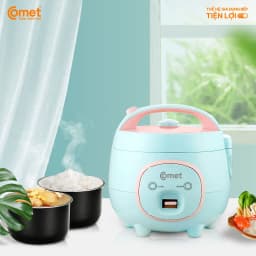 Thumbnail Nồi cơm điện mini 0,8L nắp gài COMET - CM8006 3