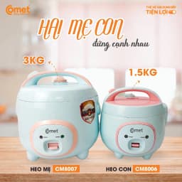 Thumbnail Nồi cơm điện nắp gài 1,8L COMET - CM8007 1