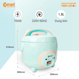 Thumbnail Nồi cơm điện nắp gài 1,8L COMET - CM8007 2