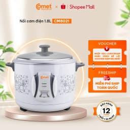 Thumbnail Nồi cơm điện nắp rời 1,8L COMET - CM8021 1