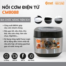 Thumbnail Nồi cơm điện tử 1,8L COMET - CM8088 2