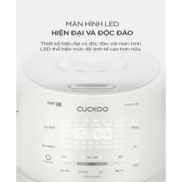 Thumbnail Nồi cơm điện tử áp suất cao tần Cuckoo 1.8L CRP-CHAS109FW (Màu Trắng) - Lòng nồi INOX chống trầy xước - Cuckoovina 4