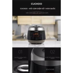 Thumbnail Nồi cơm điện tử áp suất CUCKOO CRP-PK1000S 1,8 lít - Hàng chính hãng 2