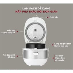 Thumbnail Nồi cơm điện tử Cuckoo 1.08L CR-0690F nhiều chế độ nấu,- Bảo hành 2 năm 3